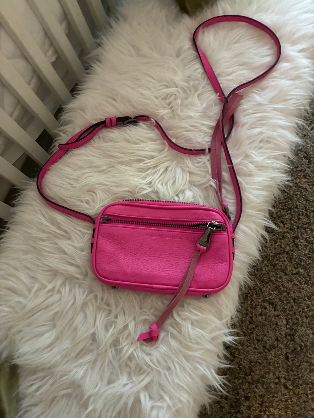 Aimee Kestenberg Brighton Women’s Zip Crossbody Bag Pink - Picture 10 of 16